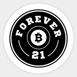 Forever 21 Black and White Sticker